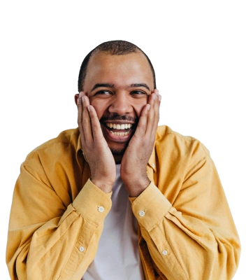Happy man